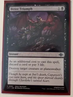 Bitter Triumph The Lost Caverns of Ixalan MTG Magic The Gathering 0091 - Image 3