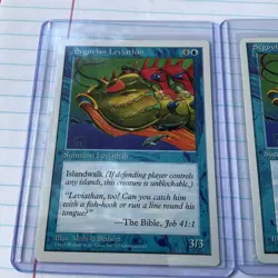 Lot of (2) Segovian Leviathan MTG Core Set 4th Edition LP - Image 3