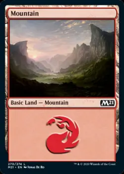 Mountain (270) - Near Mint MTG Magic 2021 Core Set - Image 1