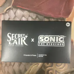 Secret Lair x Sonic: Friends & Foes Foil Rainbow SEALED!! MTG In Hand - Image 1