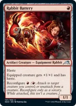 Rabbit Battery - Near Mint MTG Kamigawa: Neon Dynasty - Image 1