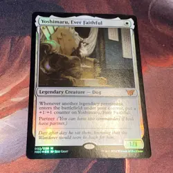 Yoshimaru, Ever Faithful X1 Mtg Kamigawa Neon Dynasty Nm Foil - Image 1
