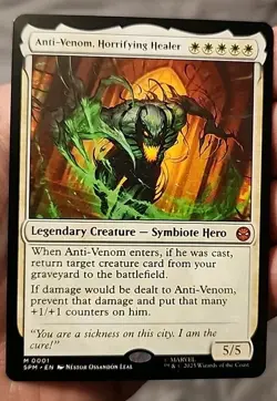 MTG - Marvel's Spider-Man - Anti-Venom, Horrifying Healer #0001 - Non Foil NM - Image 1