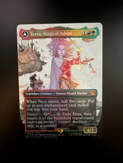 MTG Final Fantasy English Terra, Magical Adept Borderless 0323 Foil - Image 1
