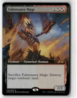 Fulminator Mage Ultimate Masters: Box Toppers Foil MTG NM Extended Art - Image 1