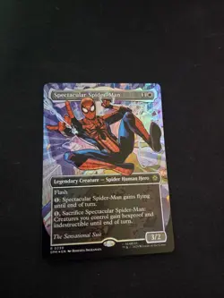 MtG SPECTACULAR SPIDER-MAN TEXTURED FOIL Magic the Gathering Pack Fresh 0239 - Image 1