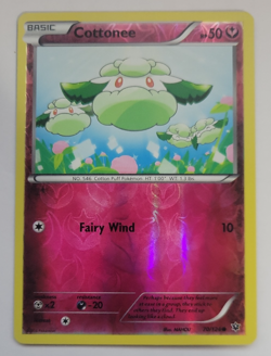 2016 Pokemon Fates Collide #70 Cottonee Reverse Holo NM to Mint Condition - Image 1