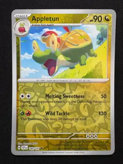 Appletun 140/191 Reverse Holo Uncommon LP-NM - Pokemon S&V Surging Sparks SSP - Image 1