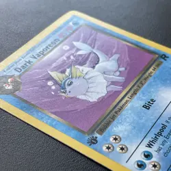 Pokemon Team Rocket Dark Vaporeon #45/82 1st Edition NM-M or Better - Image 2