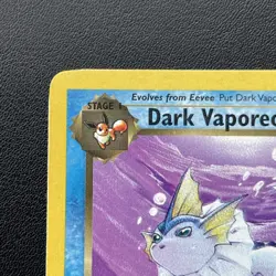 Pokemon Team Rocket Dark Vaporeon #45/82 1st Edition NM-M or Better - Image 4