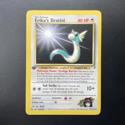 Pokemon 1st Edition Erika’s Dratini 42/132 - Gym Heroes - Near Mint-M - Image 1