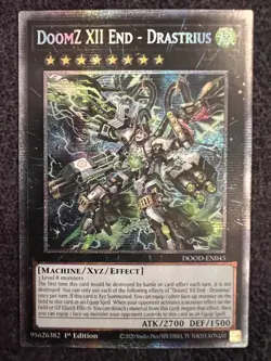 Yugioh DoomZ XII End - Drastrius DOOD-EN045 Starlight Rare 1st Edition NM - Image 1