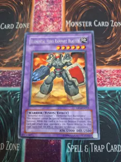 Yugioh Elemental Hero Rampart Blaster DP1-EN012 Rare Unlimited Near Mint - Image 1
