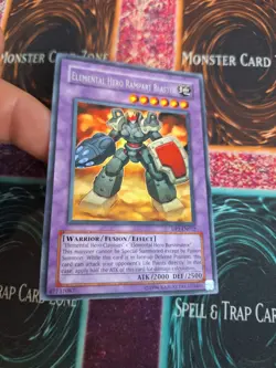 Yugioh Elemental Hero Rampart Blaster DP1-EN012 Rare Unlimited Near Mint - Image 2