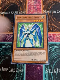Yugioh Elemental Hero Prisma LCGX-EN033 Common Unlimited Near Mint - Image 1