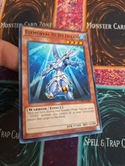Yugioh Elemental Hero Ocean SDHS-EN002 Common Unlimited Near Mint - Image 2