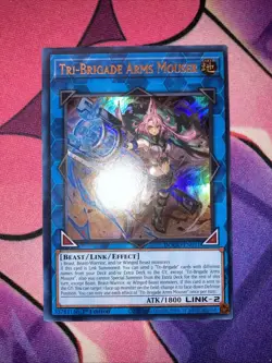 Tri-Brigade Arms Mouser DOOD-EN051 Ultra Rare 1st Edition Yugioh NM In Hand - Image 2