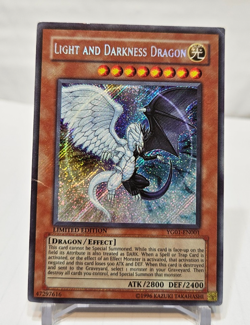 Light and Darkness Dragon YG01-EN001 Secret Rare Limited Edition Yugioh 7801 - Image 1