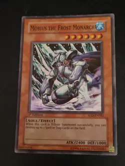 Yugioh Mobius the Frost Monarch SOD-EN022 Super Rare 1st Edition - Image 1