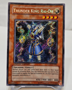 Thunder King Rai-Oh YG02-EN001 Secret Rare Limited Edition Yugioh 7800 - Image 1