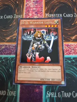 Yugioh D.D. Warrior Lady LCYW-EN215 Rare Unlimited Near Mint - Image 1