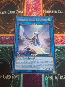 Yugioh Apollousa, Bow of the Goddess MAMA-EN075 Ultra Rare 1st Edition Near Mint - Image 1