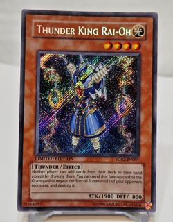 Thunder King Rai-Oh YG02-EN001 Secret Rare Limited Edition Yugioh 7798 - Image 1