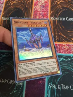Yugioh World Legacy - "World Lance" GEIM-EN058 Super Rare 1st Edition Near Mint - Image 2