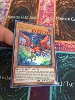 Yugioh Danger! Thunderbird! MP19-EN217 Ultra Rare 1st Edition Near Mint - Image 2