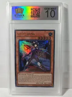 Yugioh - K9-17 Izuna JUSH-EN031 Ultra Rare 1st Edition Grade 10 - Image 1