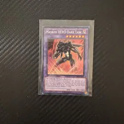 Yugioh Masked HERO Dark Law RA01-EN025 Secret Rare 1st Edition NM - Image 1
