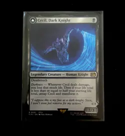 Cecil, Dark Knight, Rare MTG Card, NM Final Fantasy #91 - Image 1