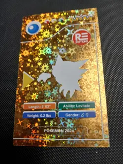 2024 POKEMON POKEDEX BLACK Card #093 Haunter Kanto Peru Edition US Seller - Image 2