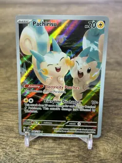 Pachirisu 208/198 IR SV01: Scarlet & Violet Base Set Full Art Pokemon Card TCG - Image 1