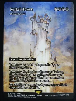 Kefka's Tower / Bolas's Citadel Borderless - FCA - Mtg Card #4KK - Image 1