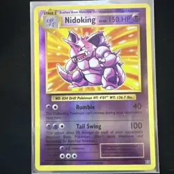 Nidoking 45/108 Holo Rare XY - Evolutions Pokemon Card Lot x 3 - Image 2