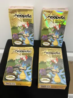 4 Boxes NEOPETS Trading Card Game Starter Sets 2003 - Image 1