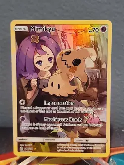 Mimikyu 245/236 Character Rare Pokemon Card Cosmic Eclipse - Image 1