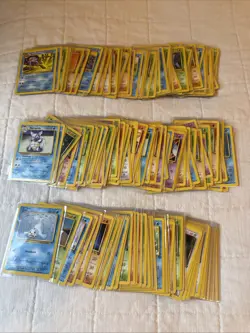 Lot of 170 Vintage Pokemon Cards 90s Varying Condition Trading Cards - Image 1