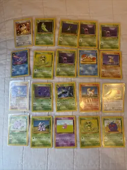 Lot of 170 Vintage Pokemon Cards 90s Varying Condition Trading Cards - Image 3