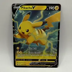 Pikachu V SWSH063 | Sword & Shield Promo Cards | NM Pokemon Tcg Card - Image 1