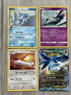 Latias & Latios 4 Card Lot Bundle Delta Species Ex Holo Rares Pokemon Collection - Image 2