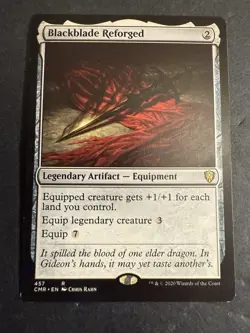 Blackblade Reforged Commander Legends Magic the Gathering LP - Image 1
