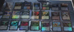 Final Fantasy MTG Foil Extended Art Borderless 70 Card Lot- Joshua, Kuja, Squall - Image 3