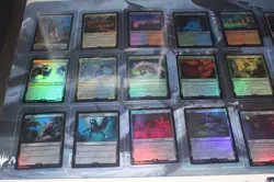 Final Fantasy MTG Foil Extended Art Borderless 70 Card Lot- Joshua, Kuja, Squall - Image 4
