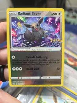 Pokemon Radiant Eevee SWSH Black Star Promos Holo Card SWSH230 - Image 1