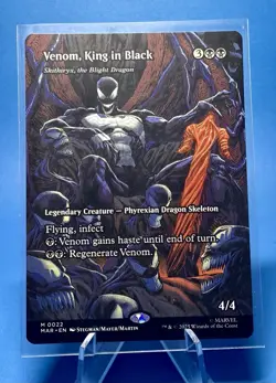MTG Marvel Spider-Man Venom, King In Black Borderless - Image 1