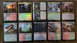 MTG Magic the Gathering Collection Lot 100 Rares/Mythics w/ 10 Foils NM #105 - Image 1