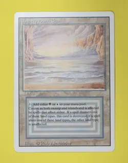 MTG - Underground Sea -Revised Edition - MP - Image 1