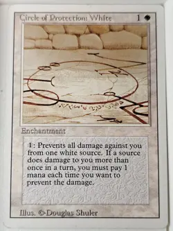 Circle of Protection: White - Revised Edition Core Set - Magic the Gathering MTG - Image 1